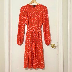 Banana Republic Floral Long Sleeve Dress US Size 4